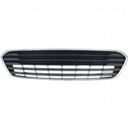 Grille Grill Front CHROME MOULDING With Black Insert For Hyundai